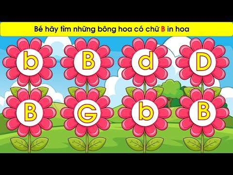 Bé học bảng chữ cái Tiếng Việt | tập nhận biết chữ B cùng Cô Thanh Nấm.