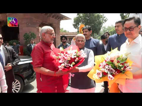 Vice President C.P. Radhakrishnan arrives Prerna Sthal at Parliament House Complex | 12 Sept, 2025