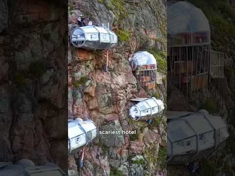 Worlds scariest hotel in Peru ๐ณ Who do you think should go here?