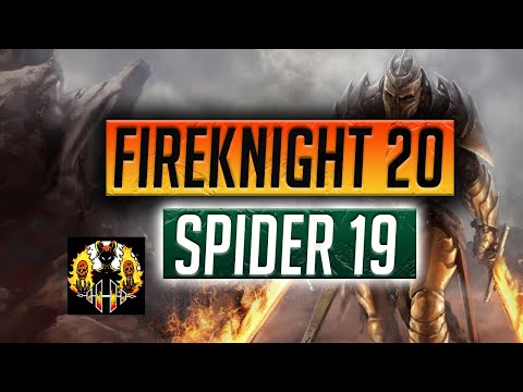 RAID: Shadow Legends | Account Takeover | Beating Spider 19 & Fireknight 20! Path to Arbiter.....