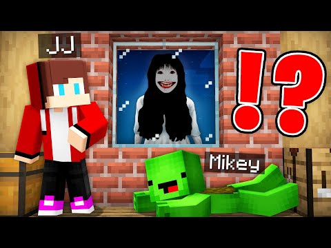 JJ and Mikey Escapes from SAMARA From THE RING in Minecraft Challenge - Maizen