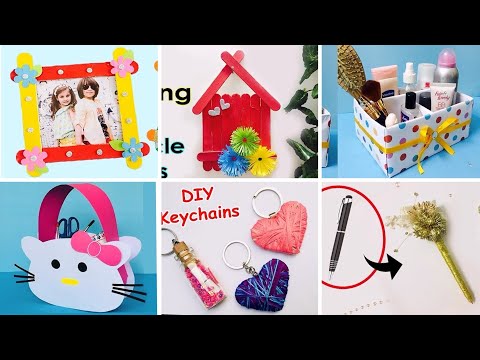 6 Easy & Cute Craft Ideas | DIY Paper Craft | DIY Hone Decor Craft | handmade Crafts