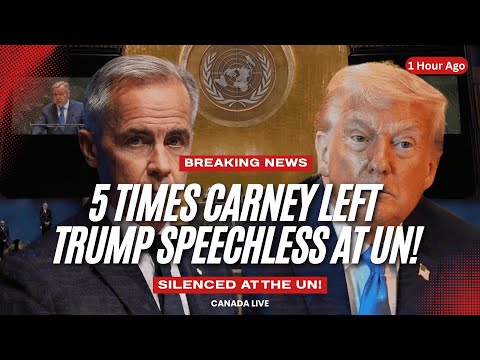 JUST IN: 5 Shocking Moments in Carney's UN Speech: He Instantly Shuts Down Questions About Trump!