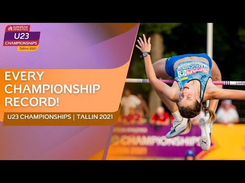 EVERY Championship Record from Tallinn 2021 | U23 Championships
