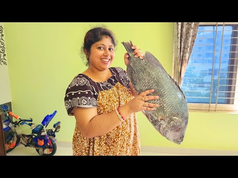 একটা বড়ো সামুদ্রিক মাছ কিনে আনলাম