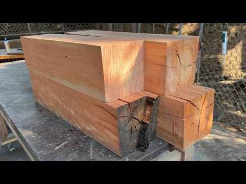 I'm Amazed By The Young Genius's Woodworking Project. He Built A Round Table For 10 People.