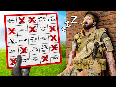 These Players DID NOTHING In WARZONE BINGO 😭