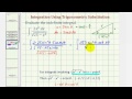 Trigonometric Substitution in Integration