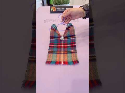 It’s very easy to turn your shawl into a poncho for winter. شال سے بہترین “پانچو” بنا سکتے ۂیں