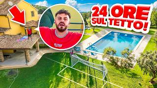 🏠 VIVO 24 ORE SUL TETTO DELLA VILLA! 😱 *pericoloso*