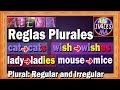 Reglas de Pluralización en Inglés
