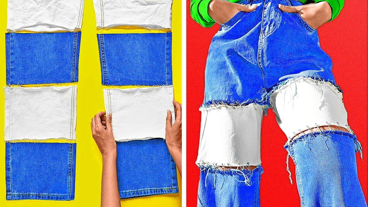 27 unbelievably cool jeans hacks -- upgrade your old jeans