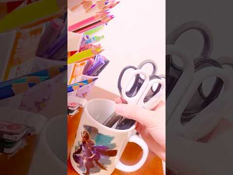 ズボラすぎる文具棚を掃除します #Shorts