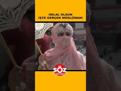 Helal Olsun İşte Gerçek Müslüman!