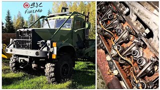 KRAZ savuttaa sinistä. Vaihdetaan suutinkärjet.