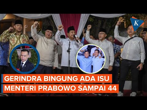 Misteri Kabinet Prabowo: Bamsoet-Zulhas Bilang Lebih dari 34, Gerindra Bilang Belum Dibahas