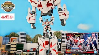 MEGA SIZE Unicorn Gundam Stop Motion Build ユニコーンガンダム メガサイズ