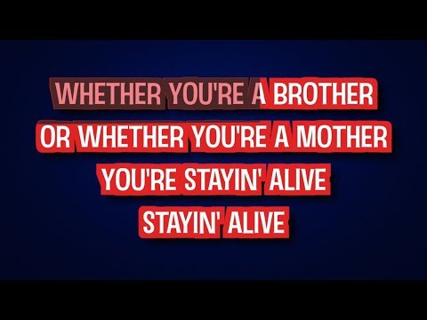 Bee Gees – Stayin’ Alive (Karaoke Version)