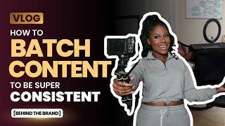 VLOG: Batching 30 Days of Content in 3 DAYS! (Brand Strategy, ChatGPT Hacks, Content Gear, + More)