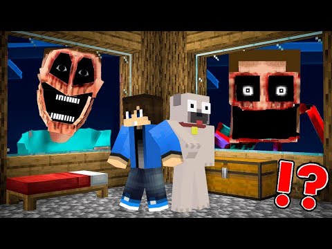 HORROR MIMICER vs VÉDETT BUNKER A MINECRAFTBAN!