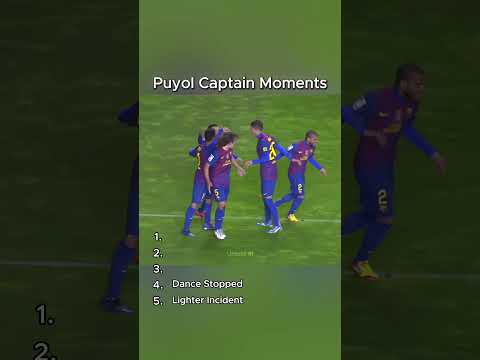 Puyol Captain Moments
