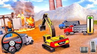 Excavator Crane Construction Gameplay Walkthrough Part 1 - Levels 1-10 (iOS, Android)
