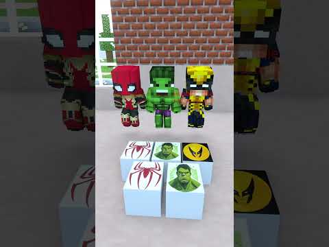 Jump Super Hero Challenge- Baby zombie minecraft