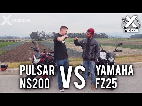 FZ25 VS NS200 DRAG RACE │X Motos