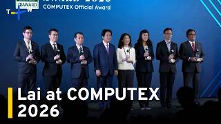YouTube video thumbnail: Taiwan President Pledges Support for AI Development at Computex 2026