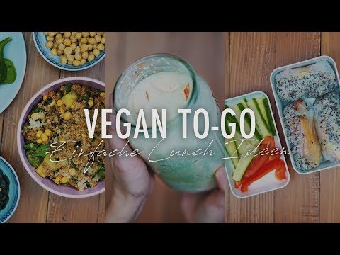 Was kann ich in der Mittagspause essen? - 3 GANZ SCHNELLE VEGANE REZEPTE | SNUKIEFUL