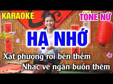 Hạ Nhớ Karaoke Tone Nữ Beat Karaoke Nhạc Sống 2022 – Lâm Organ