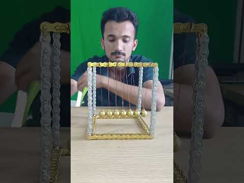 āĻāĻāĻŋ āĻ āĻŋāĻāĻ āĻžāĻ āĻāĻžāĻ āύāĻž āĻāϰāĻžāϰ āĻāĻžāϰāĻŖ āĻāĻŋ āĻāĻŋ āĻšāϤ⧠āĻĒāĻžāϰā§? | Diy Newton Cradle | #diy #engineering #shorts