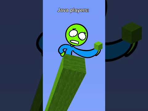 Bridging in minecraft ib:@GarrettTheCarrot #shorts