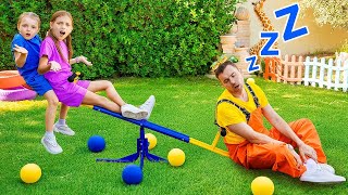 🌈 Wippspaß und Outdoor-Spiele mit Vania und Mania | Vania Mania DE
