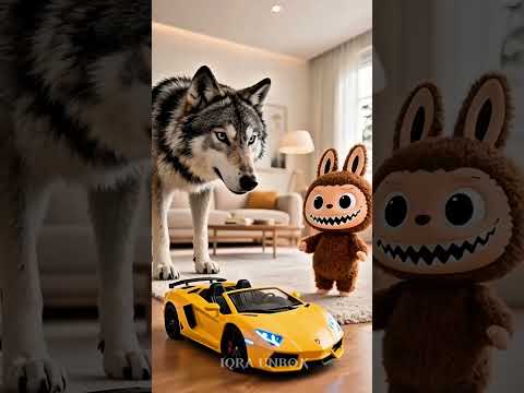 Nice Wolf helped poor Labubu a lot 🥹💔 #labubu #labubuviral #trendingshorts #viralshorts #sad