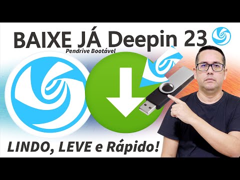 SISTEMA OPERACIONAL LINDO e LEVE! BAIXE JÁ Deepin 23 e Pendrive Bootável