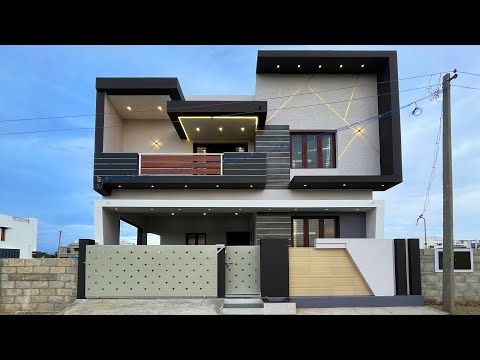 வீடு கட்டினா இப்படி கட்டுங்க😍🏡 | அசத்தலான Architect Design 3BHK Duplex House with Stunning Interior