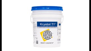 Krystol T1&reg; Concrete Waterproofing Application