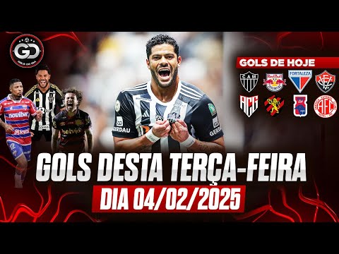 ⚽️ TODOS OS GOLS DESTA TERÇA 04/02/2025 GOLS DOS ESTADUAIS, GOLS DE HOJE, GOLS DO DIA (COMPLETO)