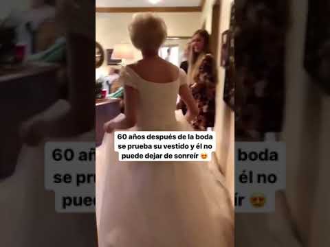 La sorpresa 60 años después de su boda 😍 🎥: @soulmate.usa #short #novia