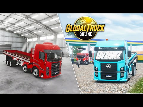 GLOBAL TRUCK ONLINE - NOVA OFICINA e COMBOIO com o NOVO CAMINHÃO