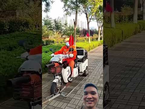 Chiếc Xe Quét Rác Của Bác Lao Công Thông Minh #travelphotography