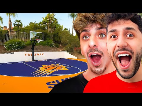 I Built a $100,000 Basketball Court in my Backyard (FaZe Rug Reaction)