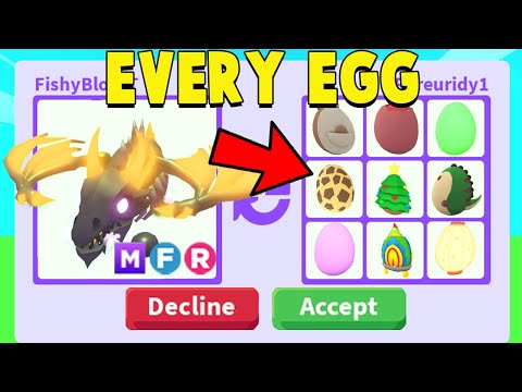 I traded for EVERY EGG in Adopt Me!