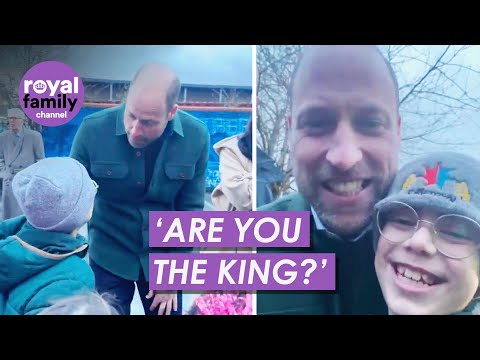 Schoolboy Asks William if he is 'the King' Before Taking Selfie Together