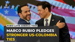 YouTube video thumbnail: Marco Rubio Visits Colombia as US Seeks Stronger Influence in Latin America