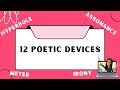 Understanding Poetic Devices in Poetry