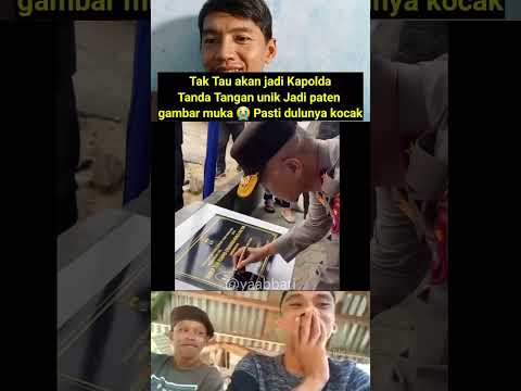 Serius ini tanda tangan Resmi ?? 😭 #lucu #kocak #reaction