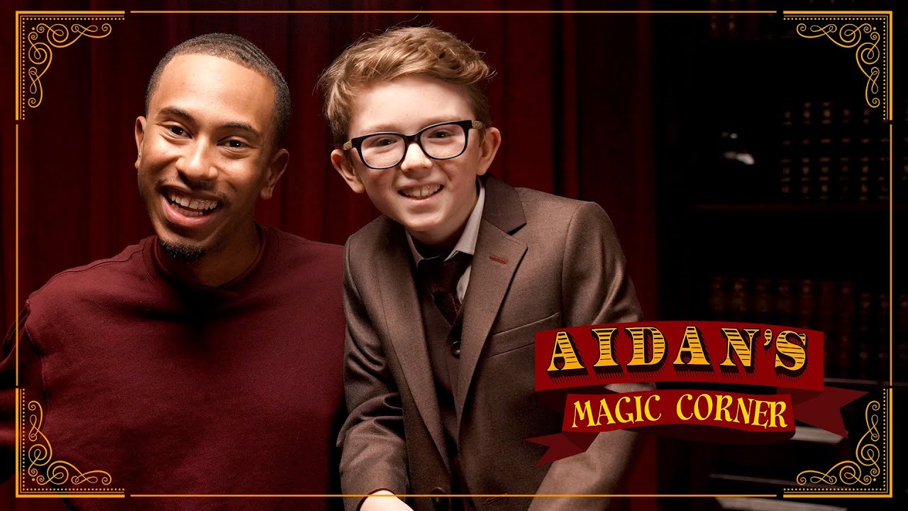 'Aidans Magic Corner': 'OMKalen' Star Kalen Allen Has OMG Moment with Magician Aidan McCann