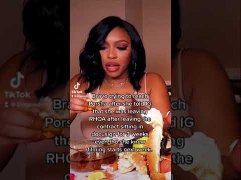 Porsha literally quit RHOA without a two weeks notice ๐ฅด #RHOA